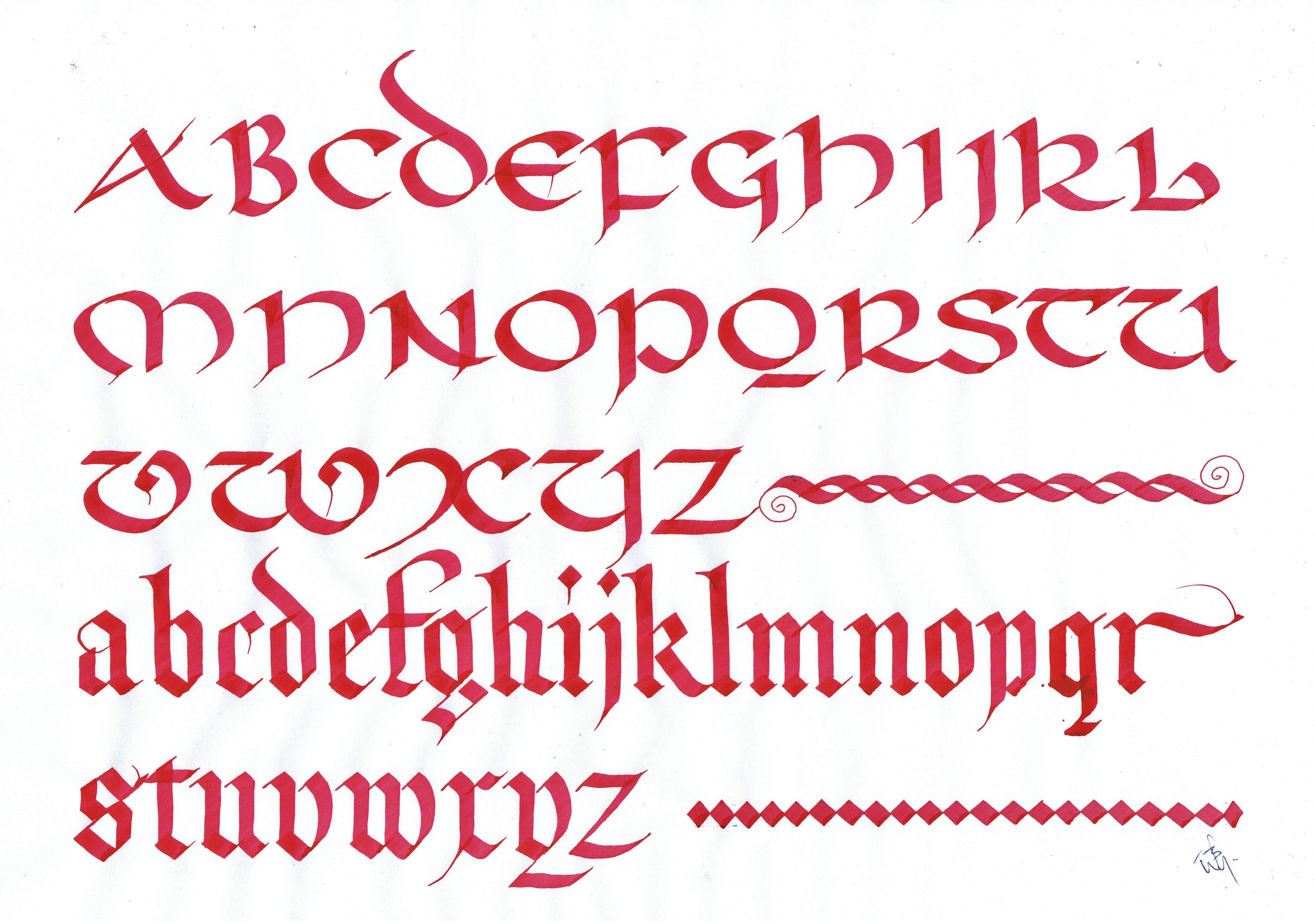 Featured image of post Uncial Calligraphy Alphabet - This video in particular builds on.